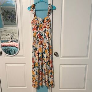 Lily Rose Floral Dress with Ruffle Straps